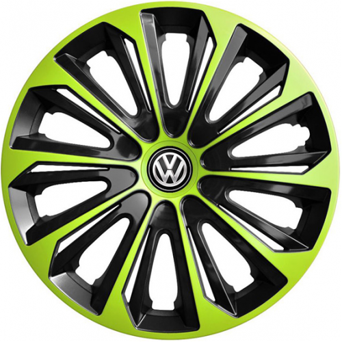 PUKLICE PRE VW 16" STRONG green/black 4ks